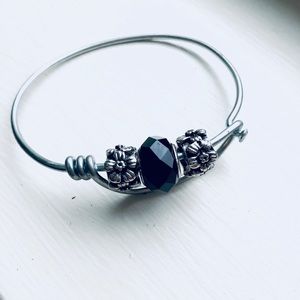 Hook Bracelet Bicycle Spoke Black Jewel